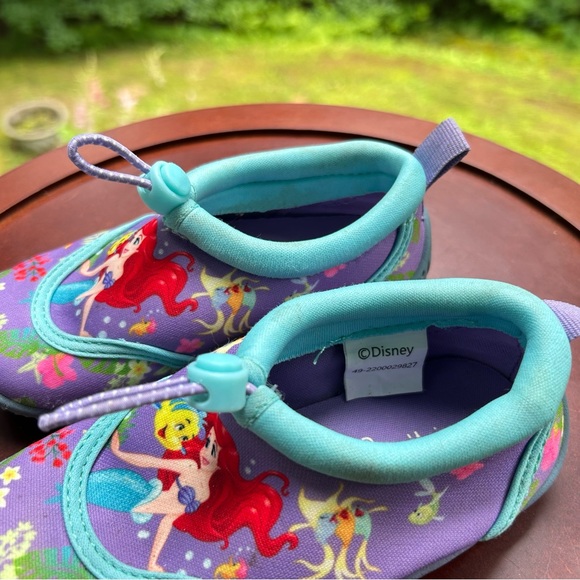 Disney Ariel Water Shoes | Size 7/8 Toddler Girl | Little Mermaid  | Adjustable - Picture 6 of 11